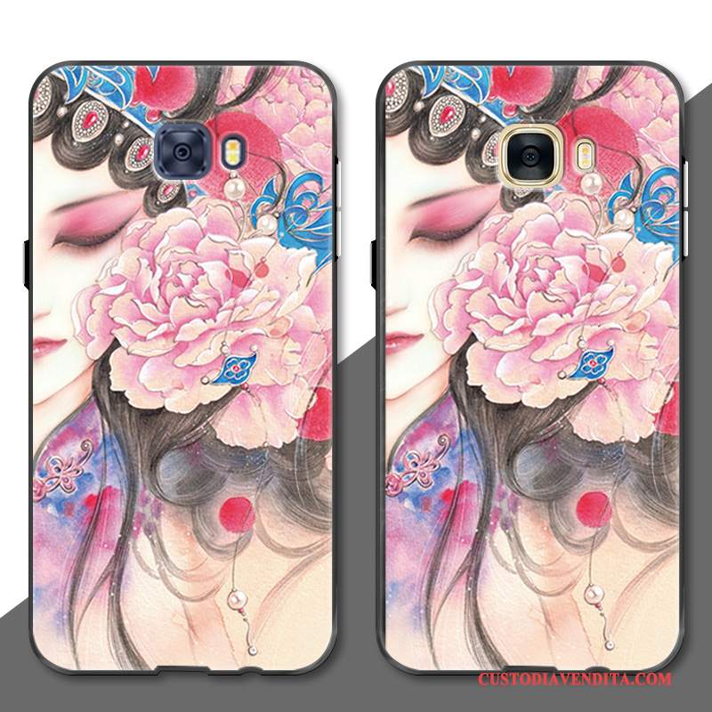 Custodia Samsung Galaxy S7 Edge Colore Di Personalità Stile Cinese, Cover Samsung Galaxy S7 Edge Creativo Ornamenti Appesi Anti-caduta