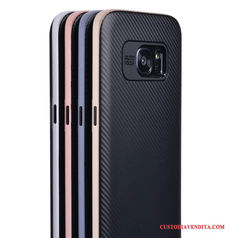 Custodia Samsung Galaxy S7 Edge Colore Telaio Di Personalità, Cover Samsung Galaxy S7 Edge Silicone Anti-caduta Morbido