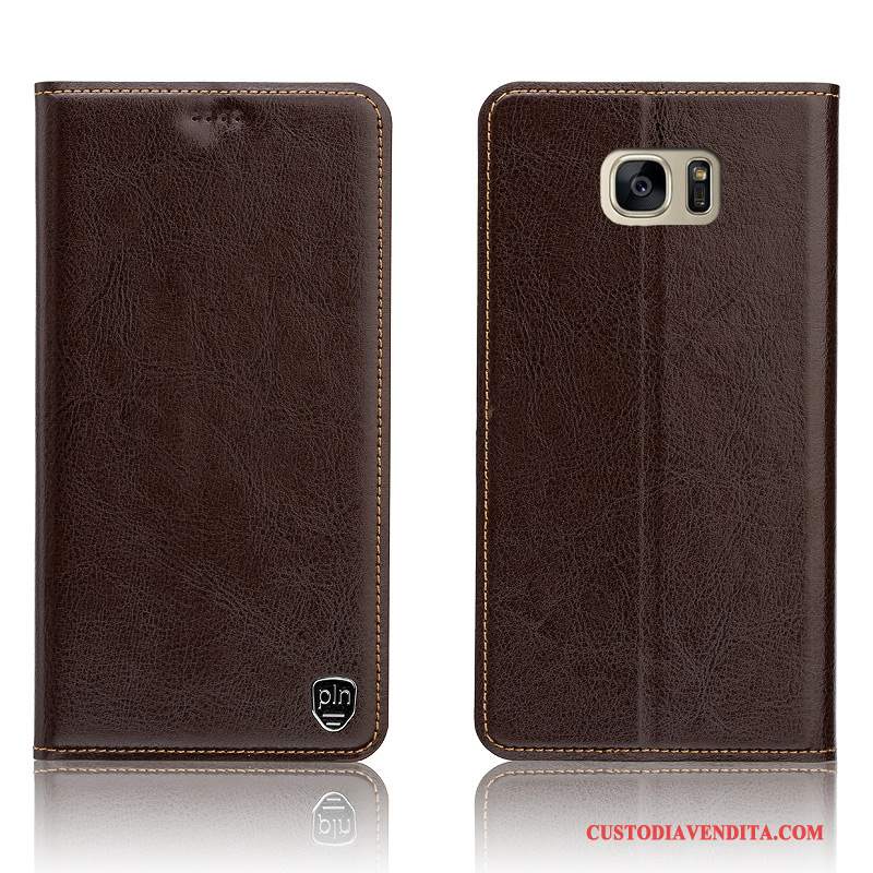 Custodia Samsung Galaxy S7 Edge Pelle Modellotelefono, Cover Samsung Galaxy S7 Edge Folio