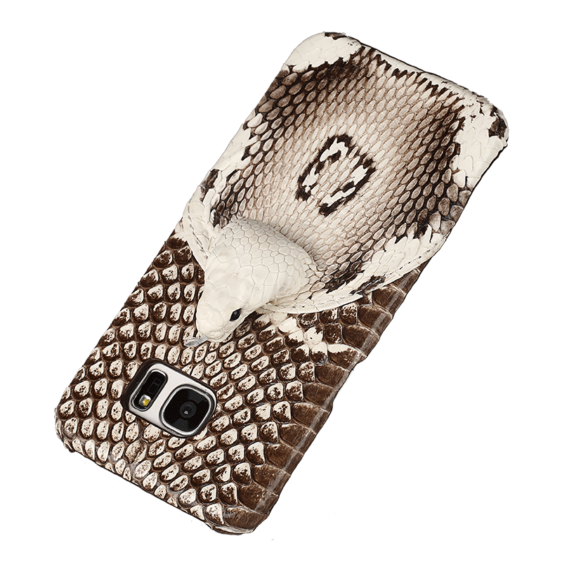 Custodia Samsung Galaxy S7 Edge Pelle Tendenza Anti-caduta, Cover Samsung Galaxy S7 Edge Telaio Grigio