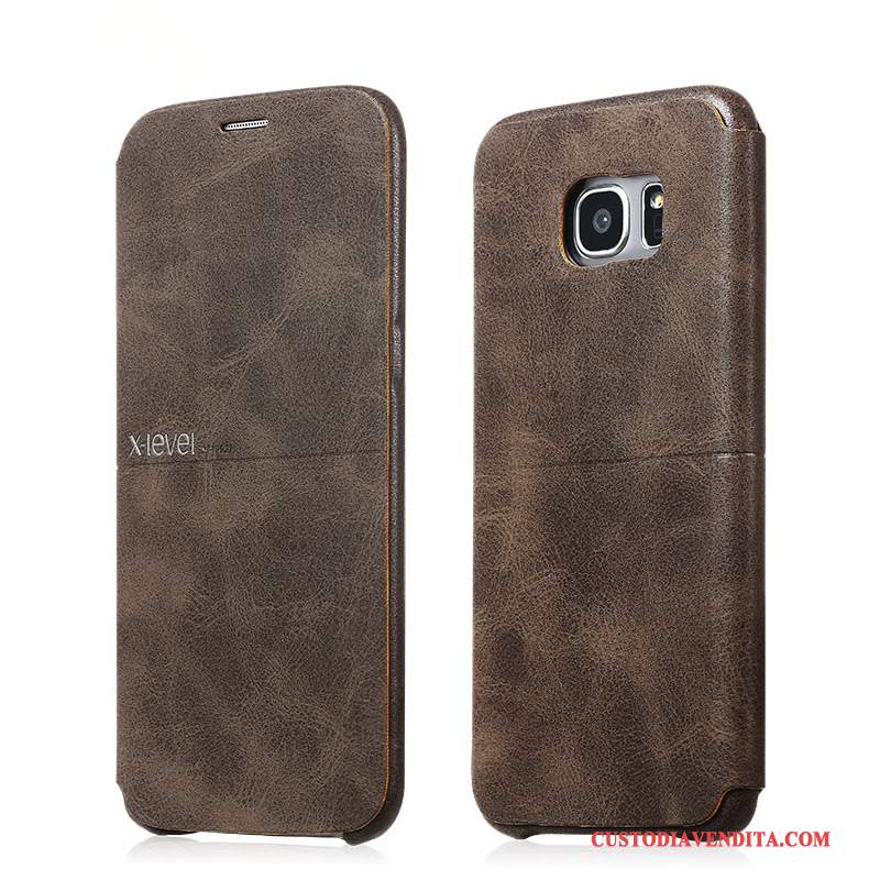 Custodia Samsung Galaxy S7 Pelle Telefono Anti-caduta, Cover Samsung Galaxy S7 Protezione Tutto Incluso
