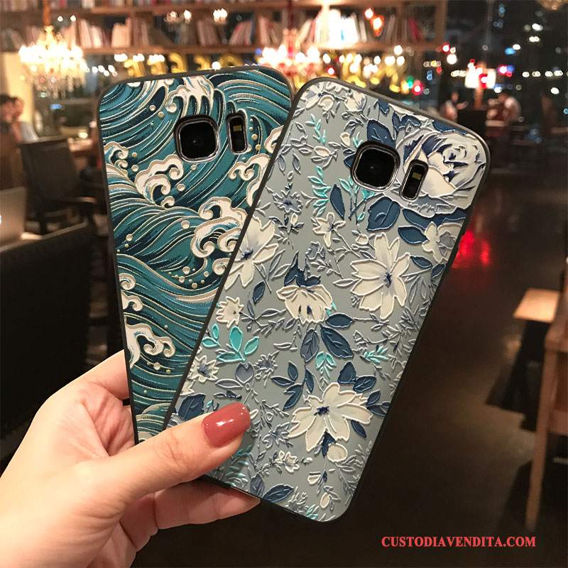 Custodia Samsung Galaxy S7 Silicone Ornamenti Appesitelefono, Cover Samsung Galaxy S7 Vento Tutto Incluso