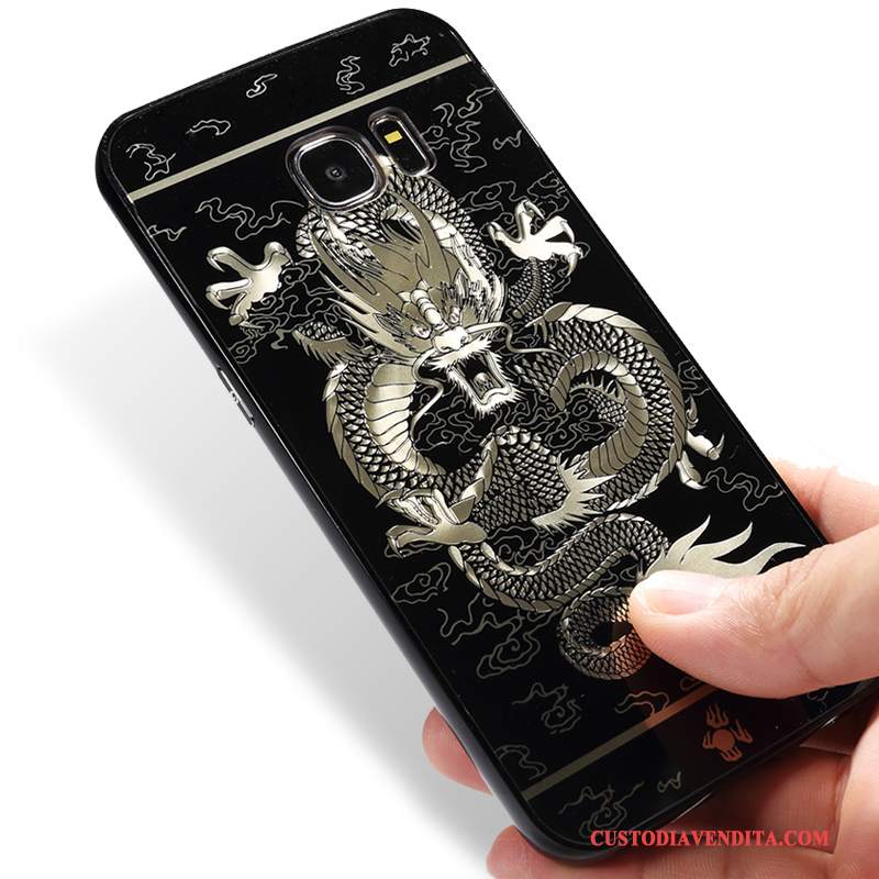 Custodia Samsung Galaxy S7 Telefono Nero, Cover Samsung Galaxy S7 Di Personalità Nuovo