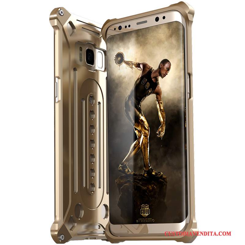 Custodia Samsung Galaxy S8+ Creativo Tutto Incluso Anti-caduta, Cover Samsung Galaxy S8+ Protezione Oro Di Personalità
