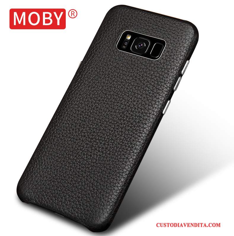 Custodia Samsung Galaxy S8 Pelle Telefono Anti-caduta, Cover Samsung Galaxy S8 Nuovo Nero
