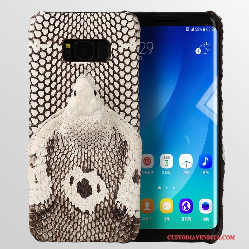 Custodia Samsung Galaxy S8 Pelle Telefono Fibbia, Cover Samsung Galaxy S8 Tendenza Ring