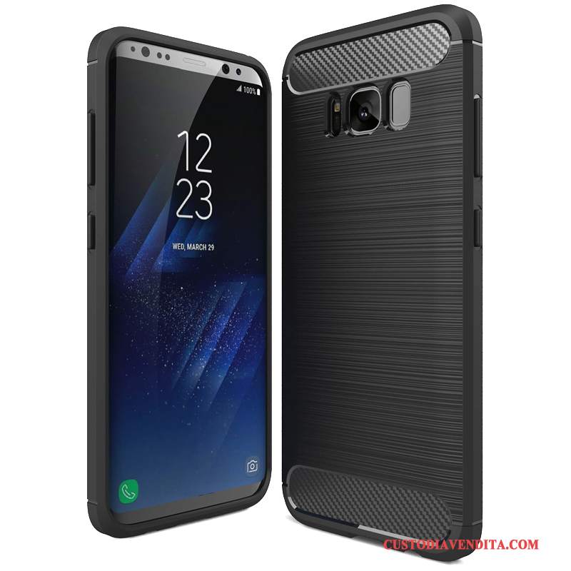 Custodia Samsung Galaxy S8 Silicone Modello Anti-caduta, Cover Samsung Galaxy S8 Protezione Telefono Fibra