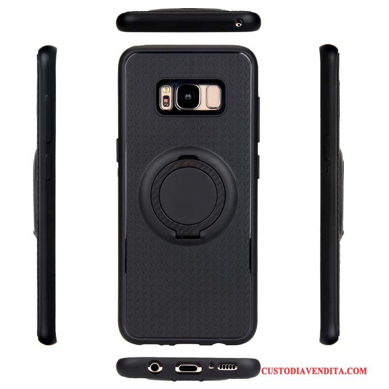Custodia Samsung Galaxy S8 Silicone Ring Tendenza, Cover Samsung Galaxy S8 Protezione Supporto Anti-caduta