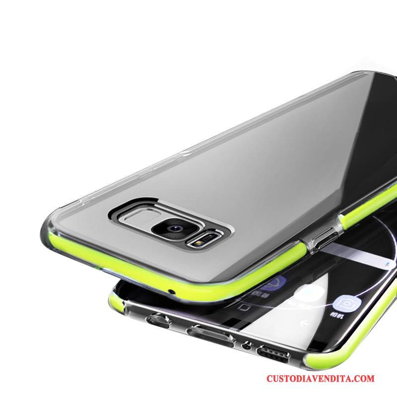 Custodia Samsung Galaxy S8+ Silicone Tutto Incluso Morbido, Cover Samsung Galaxy S8+ Protezione Verde Anti-caduta