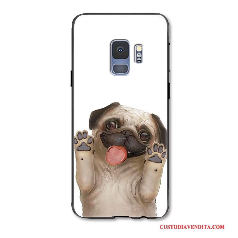 Custodia Samsung Galaxy S9+ Cartone Animato Anti-caduta Bianco, Cover Samsung Galaxy S9+ Goffratura Bellotelefono