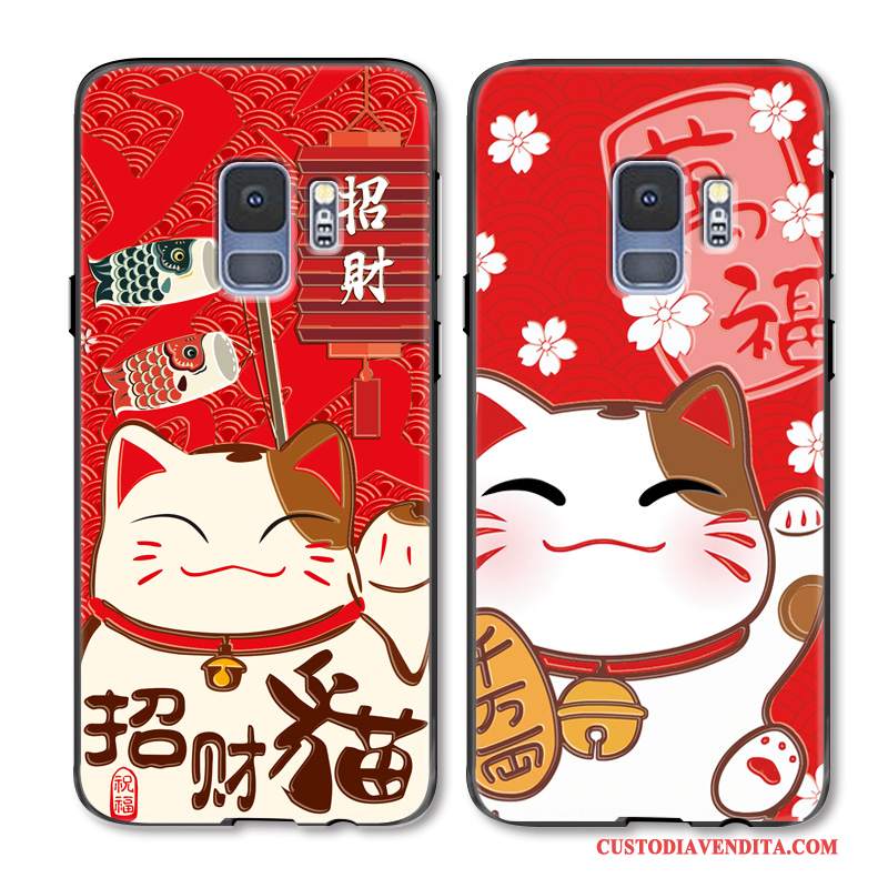 Custodia Samsung Galaxy S9 Cartone Animato Nuovo Ricchezza, Cover Samsung Galaxy S9 Protezione Telefono Bello