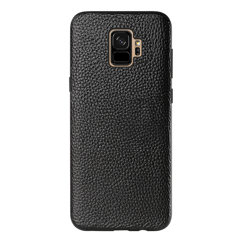 Custodia Samsung Galaxy S9 Creativo Nero Sottile, Cover Samsung Galaxy S9 Pelle Anti-caduta Marchio Di Tendenza