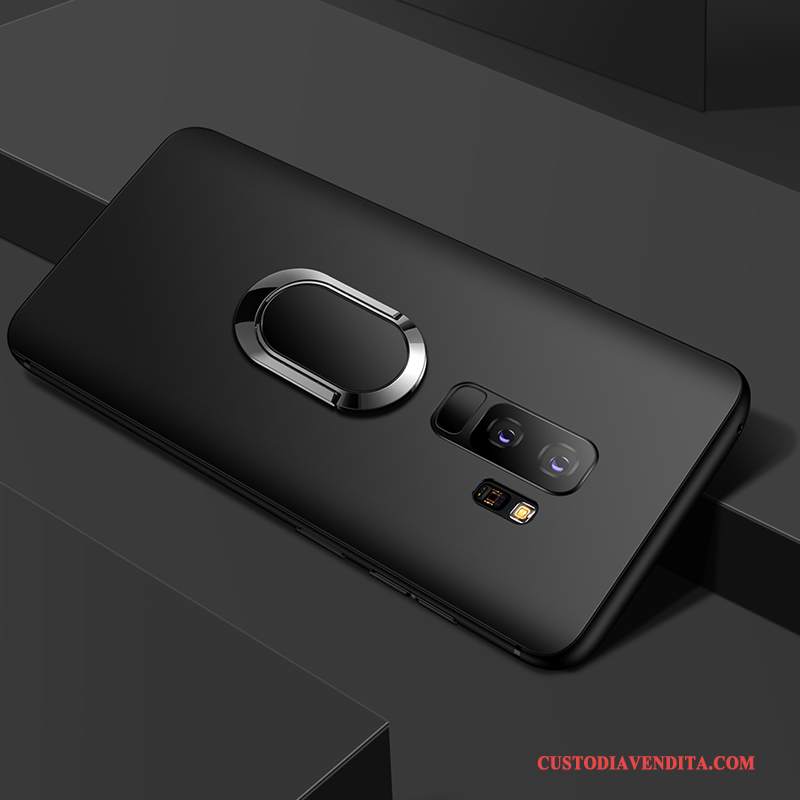 Custodia Samsung Galaxy S9+ Silicone Anti-caduta Nero, Cover Samsung Galaxy S9+ Protezione Telefono Sottile