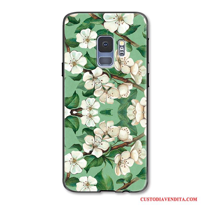 Custodia Samsung Galaxy S9+ Silicone Semplici Piccola, Cover Samsung Galaxy S9+ Protezione Arte Fresco