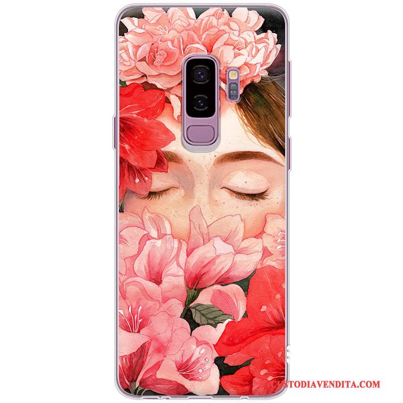 Custodia Samsung Galaxy S9+ Silicone Telefono Anti-caduta, Cover Samsung Galaxy S9+ Protezione Elegante Semplici