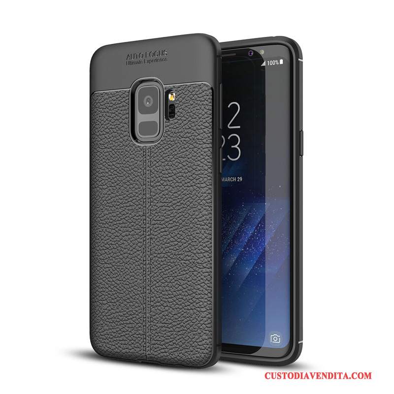Custodia Samsung Galaxy S9 Silicone Tutto Incluso Anti-caduta, Cover Samsung Galaxy S9 Protezione Nero Nuovo