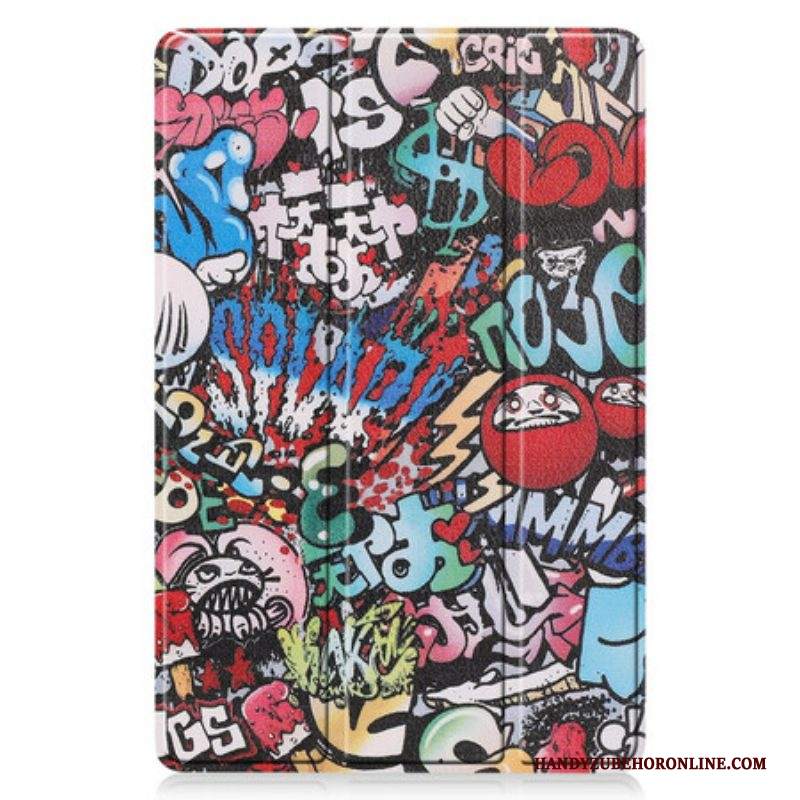Custodia Samsung Galaxy Tab S8 Plus / Tab S7 Plus Portapenne Graffiti