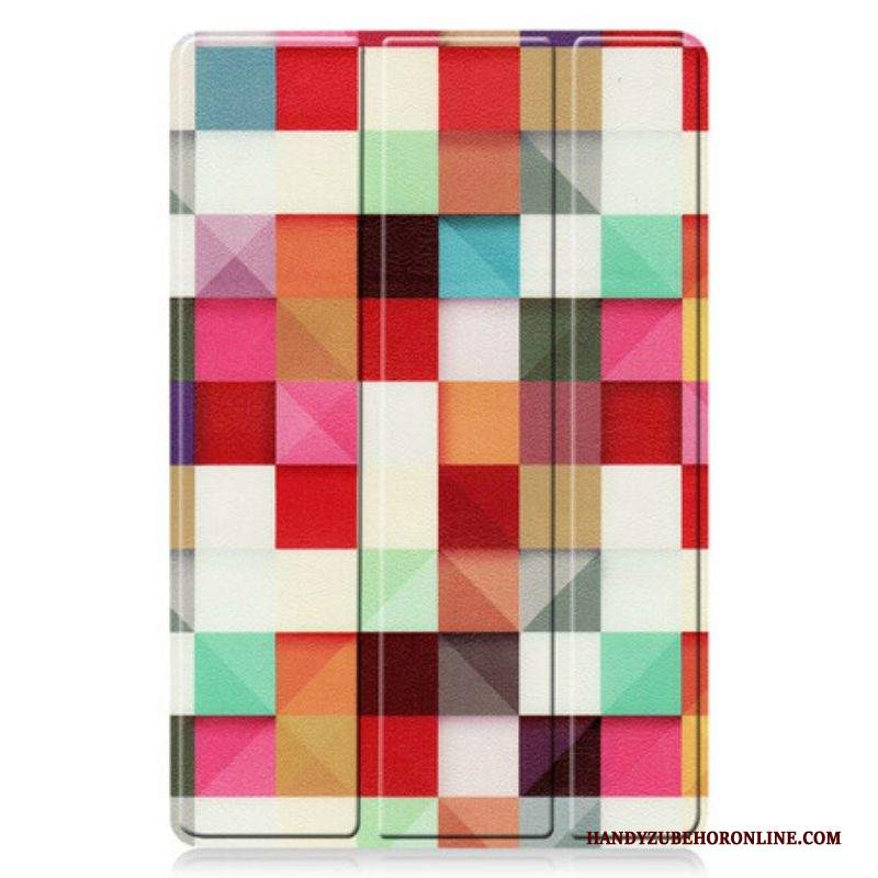 Custodia Samsung Galaxy Tab S8 / Tab S7 Portapenne In Mosaico