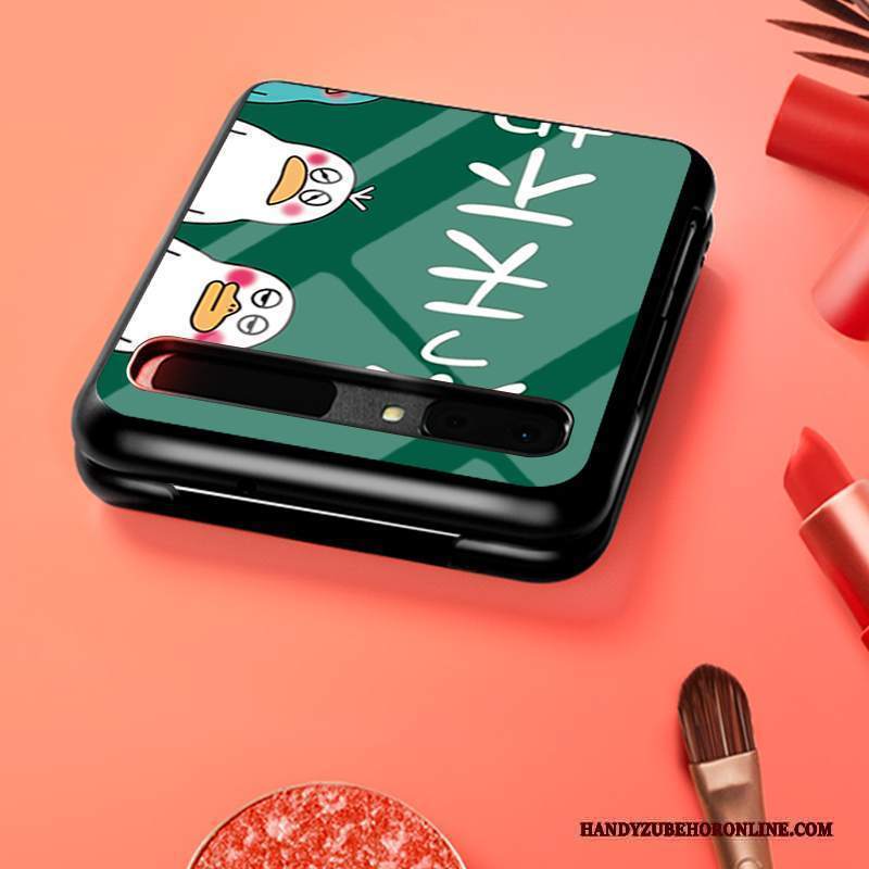 Custodia Samsung Z Flip Cartone Animato Personalizza Piegare, Cover Samsung Z Flip Creativo Semplici Difficile