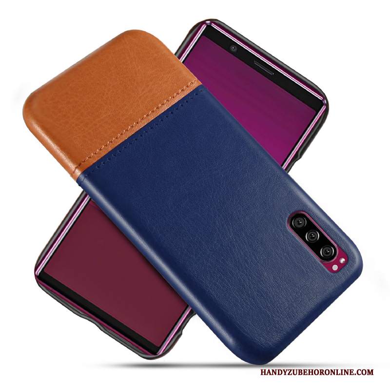 Custodia Sony Xperia 1 Ii Pelle Qualità Verde, Cover Sony Xperia 1 Ii Protezione Telefono Di Personalità