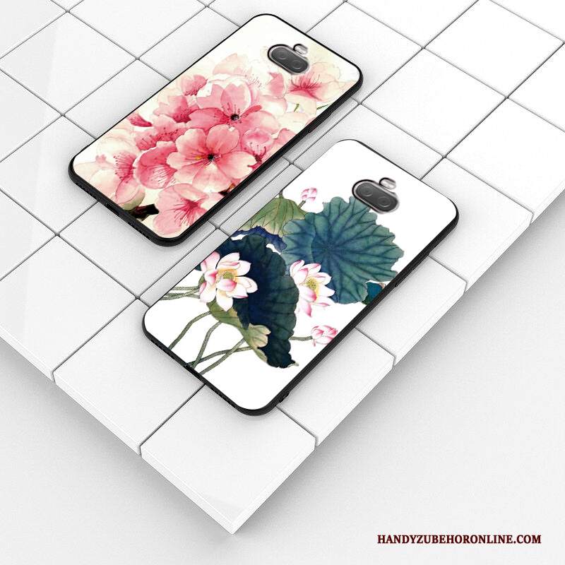 Custodia Sony Xperia 10 Plus Creativo Telefono Fiori, Cover Sony Xperia 10 Plus Silicone Piccola Tutto Incluso