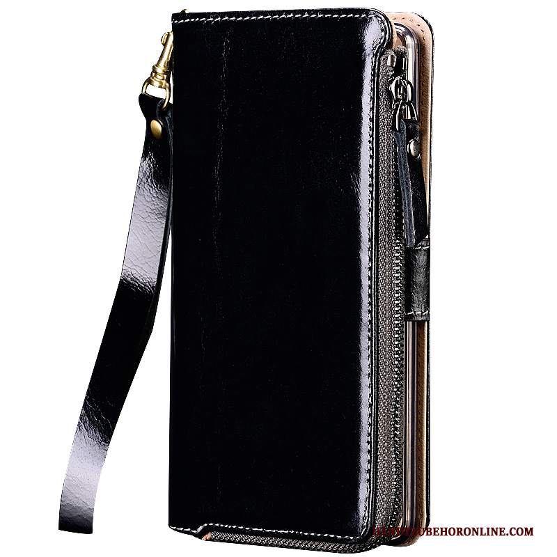 Custodia Sony Xperia 10 Plus Protezione Lussotelefono, Cover Sony Xperia 10 Plus Pelle Nero Morbido