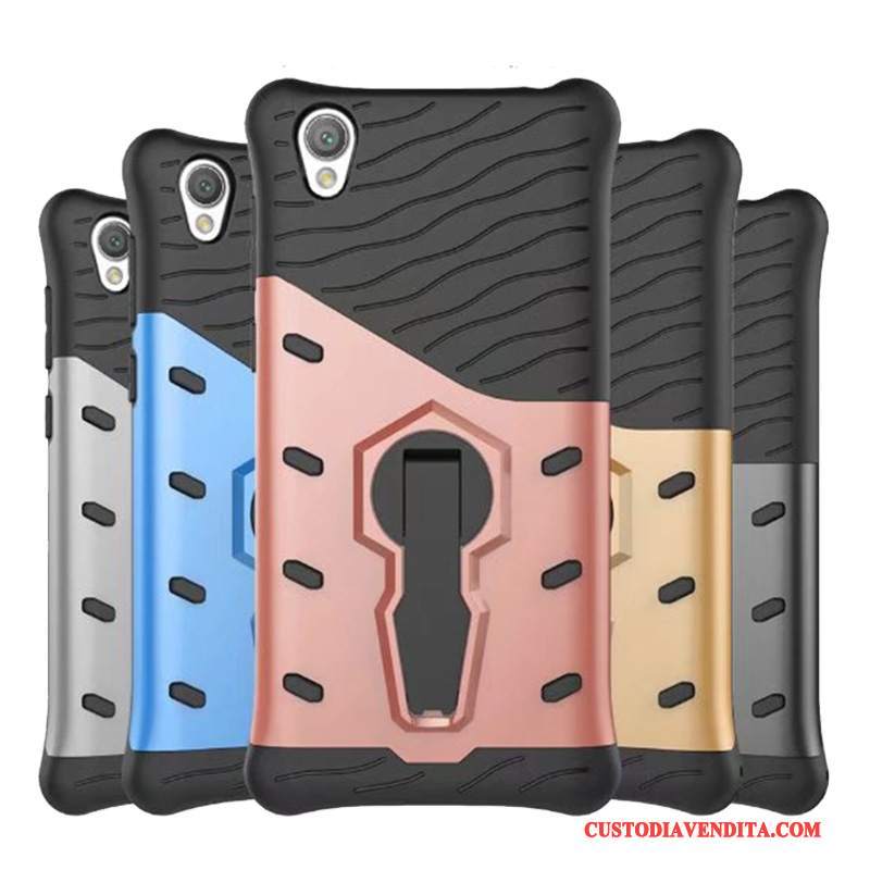 Custodia Sony Xperia L1 Colore Macchiati Anti-caduta, Cover Sony Xperia L1 Protezione Tutto Inclusotelefono