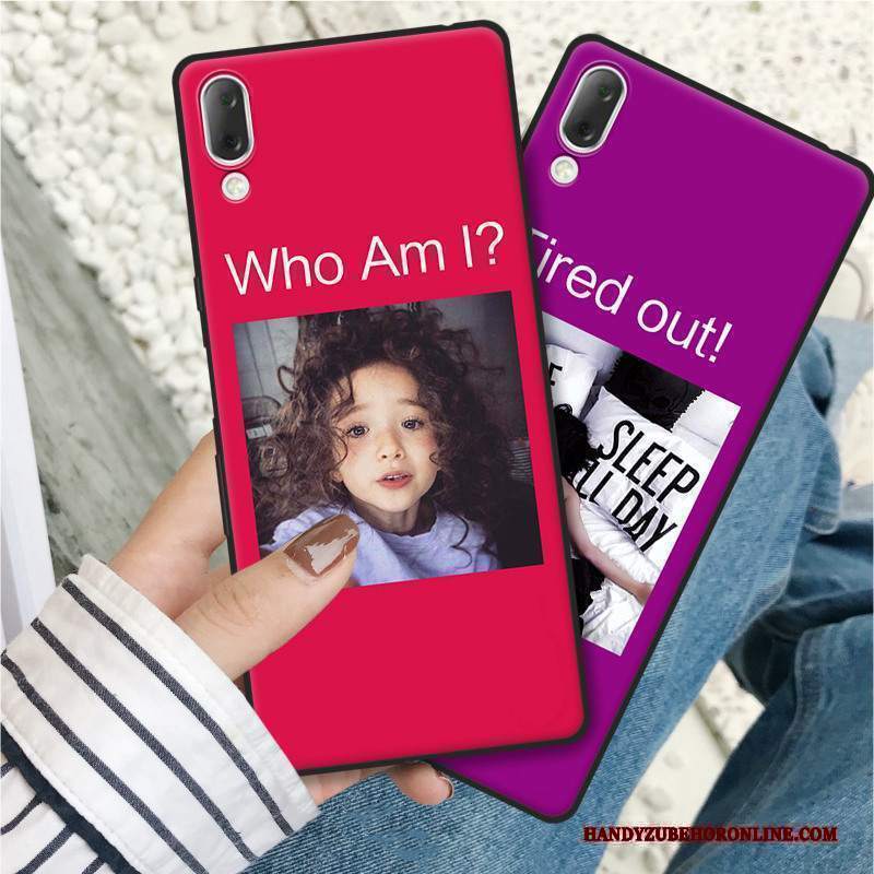 Custodia Sony Xperia L3 Protezione Telefono Tutto Incluso, Cover Sony Xperia L3 Creativo Di Personalità Rosso