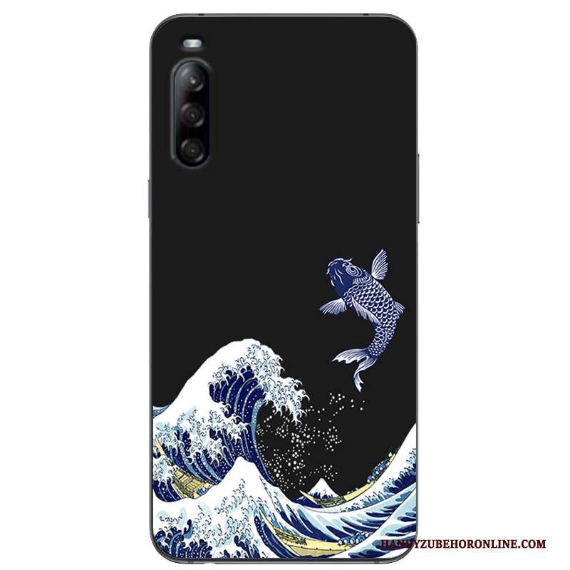 Custodia Sony Xperia L4 Creativo Anti-caduta Tutto Incluso, Cover Sony Xperia L4 Silicone Marchio Di Tendenza Di Personalità
