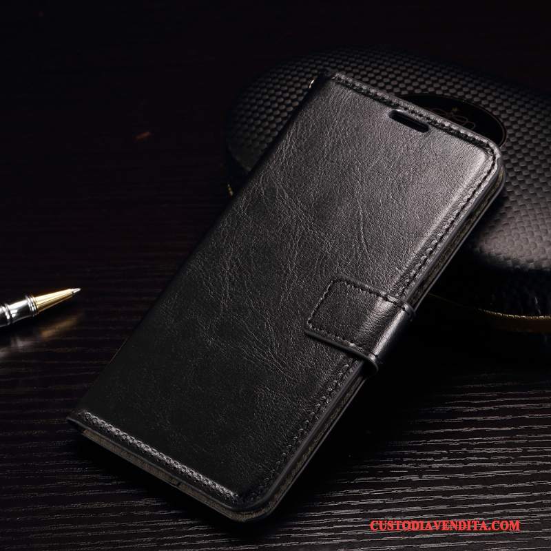 Custodia Sony Xperia M5 Dual Portafoglio Nero Tutto Incluso, Cover Sony Xperia M5 Dual Protezione Porpora Anti-caduta