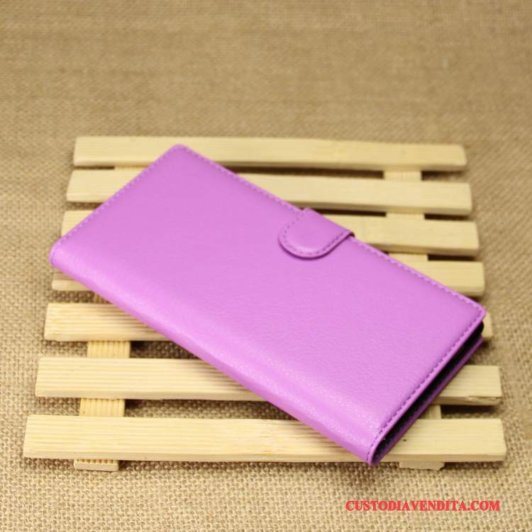 Custodia Sony Xperia T3 Pelle Porporatelefono, Cover Sony Xperia T3 Protezione