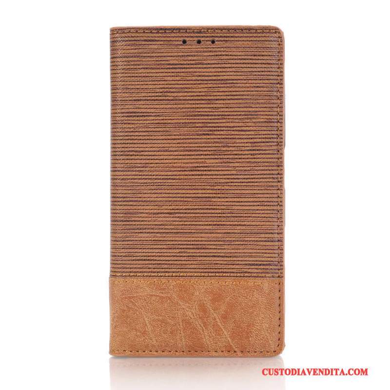 Custodia Sony Xperia X Compact Folio Chiaro Morbido, Cover Sony Xperia X Compact Pelle