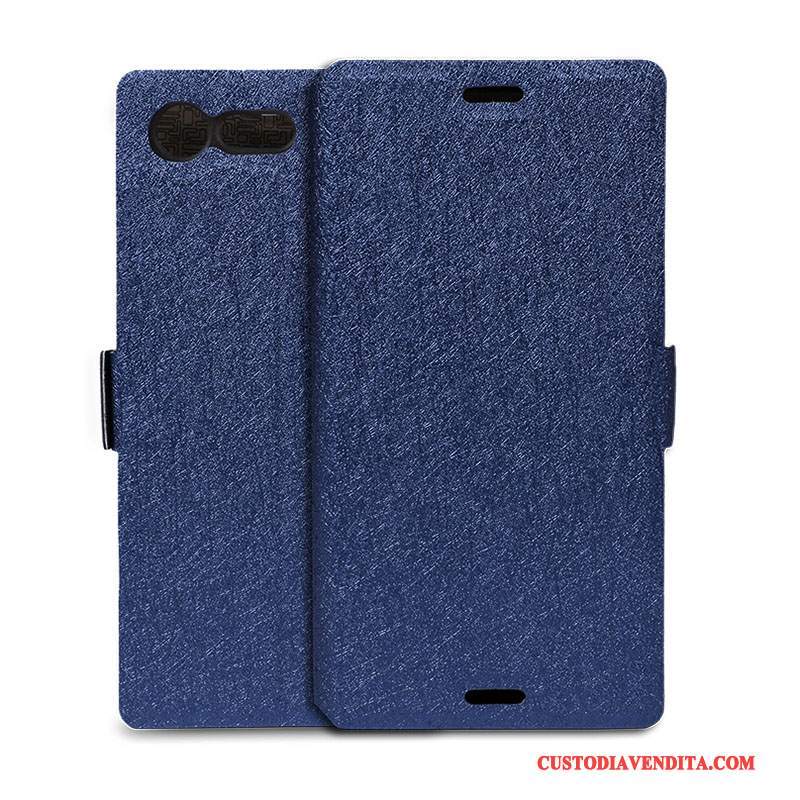Custodia Sony Xperia X Compact Pelle Verdetelefono, Cover Sony Xperia X Compact Protezione