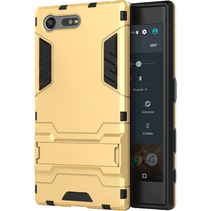 Custodia Sony Xperia X Compact Protezione Orotelefono, Cover Sony Xperia X Compact Difficile Morbido