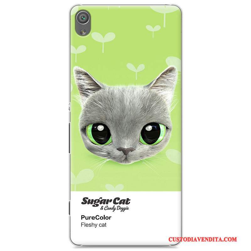 Custodia Sony Xperia Xa Colore Telefono Carino, Cover Sony Xperia Xa Cartone Animato Verde Bello