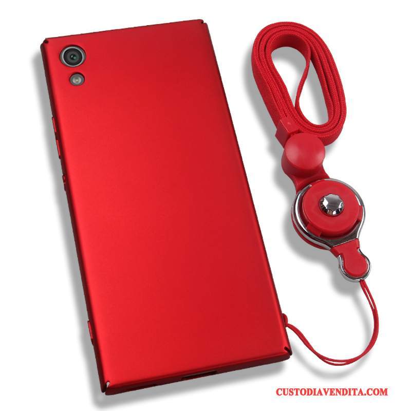 Custodia Sony Xperia Xa1 Protezione Ornamenti Appesi Rosso, Cover Sony Xperia Xa1 Telefono