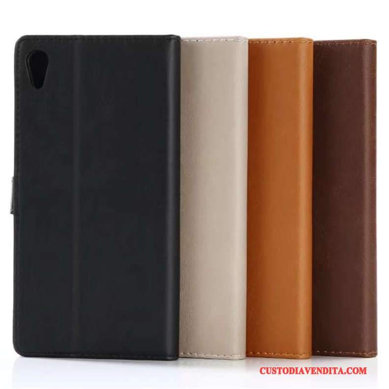 Custodia Sony Xperia Xa1 Protezione Supporto Carta, Cover Sony Xperia Xa1 Pelle