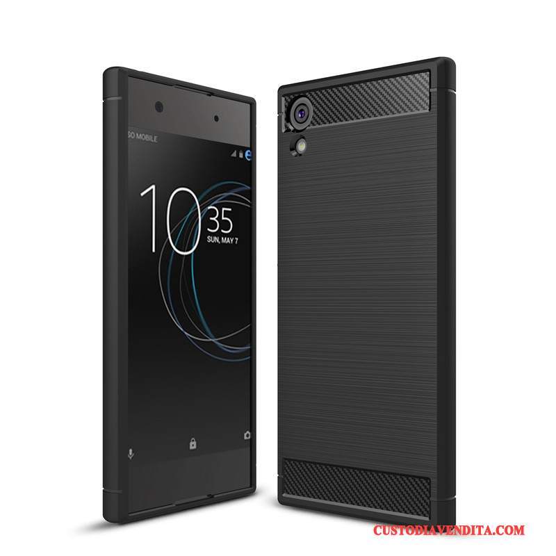 Custodia Sony Xperia Xa1 Ultra Silicone Nero Morbido, Cover Sony Xperia Xa1 Ultra Protezione Telefono Anti-caduta