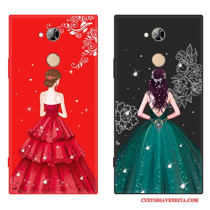 Custodia Sony Xperia Xa2 Ultra Silicone Tutto Incluso Nero, Cover Sony Xperia Xa2 Ultra Protezione Anti-caduta Di Personalità