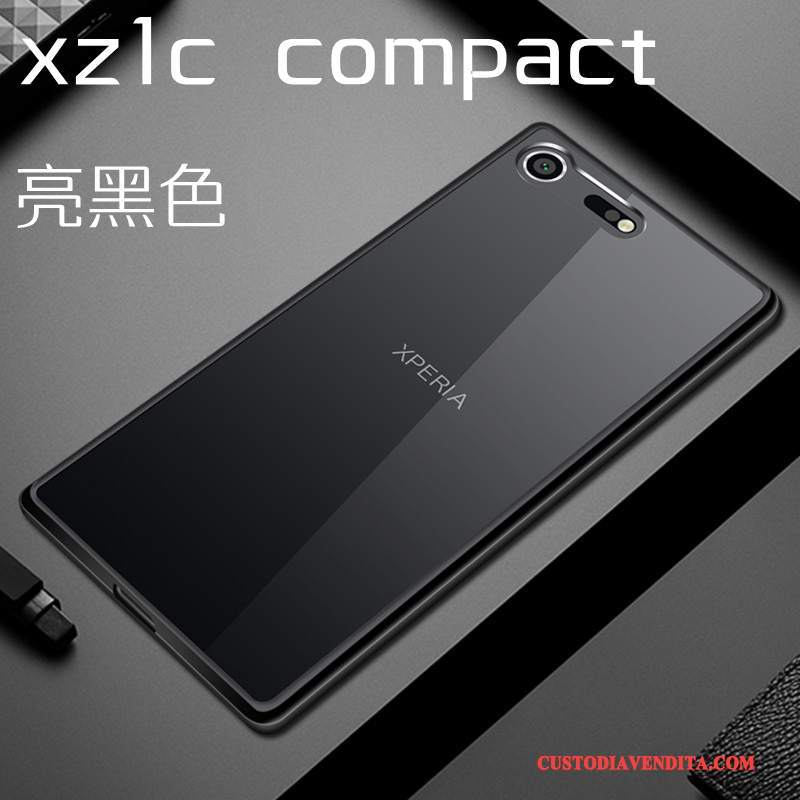 Custodia Sony Xperia Xz1 Compact Protezione Trasparente Difficile, Cover Sony Xperia Xz1 Compact Nerotelefono