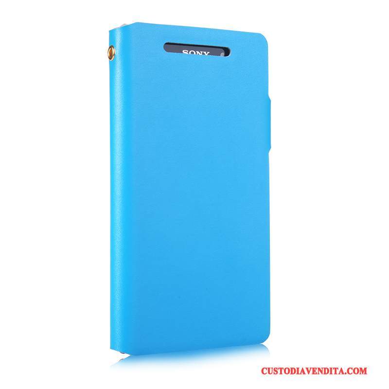 Custodia Sony Xperia Z2 Pelle Blutelefono, Cover Sony Xperia Z2 Protezione