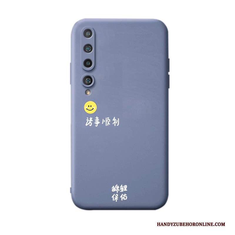 Custodia Xiaomi Mi 10 Creativo Leggere Macchiati, Cover Xiaomi Mi 10 Silicone Vento Net Red