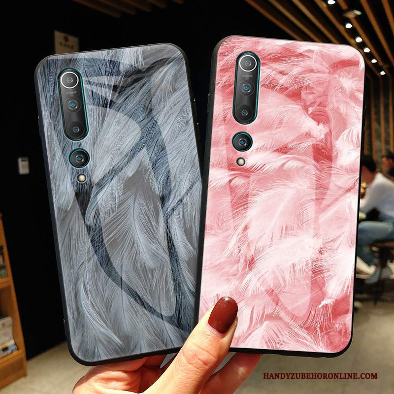 Custodia Xiaomi Mi 10 Moda Net Red Semplici, Cover Xiaomi Mi 10 Creativo Piccola Tendenza