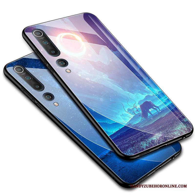 Custodia Xiaomi Mi 10 Silicone Telefono Morbido, Cover Xiaomi Mi 10 Creativo Chiaro Di Personalità
