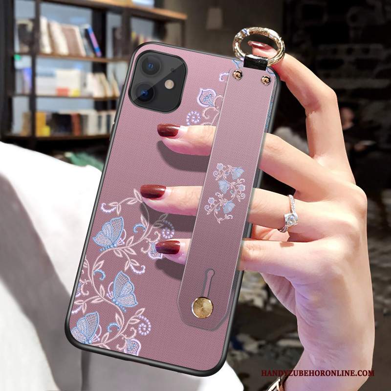 Custodia iPhone 11 Creativo Net Red Rosa, Cover iPhone 11 Silicone Anti-caduta Tutto Incluso
