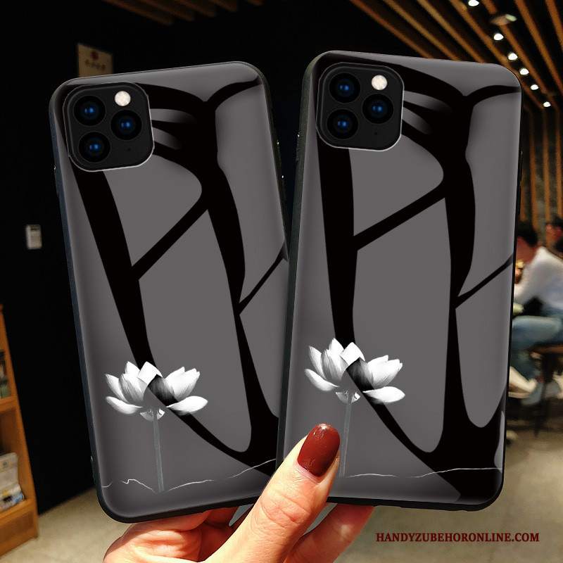 Custodia iPhone 11 Pro Max Moda Anti-caduta Vetro, Cover iPhone 11 Pro Max Protezione Tutto Incluso Semplici