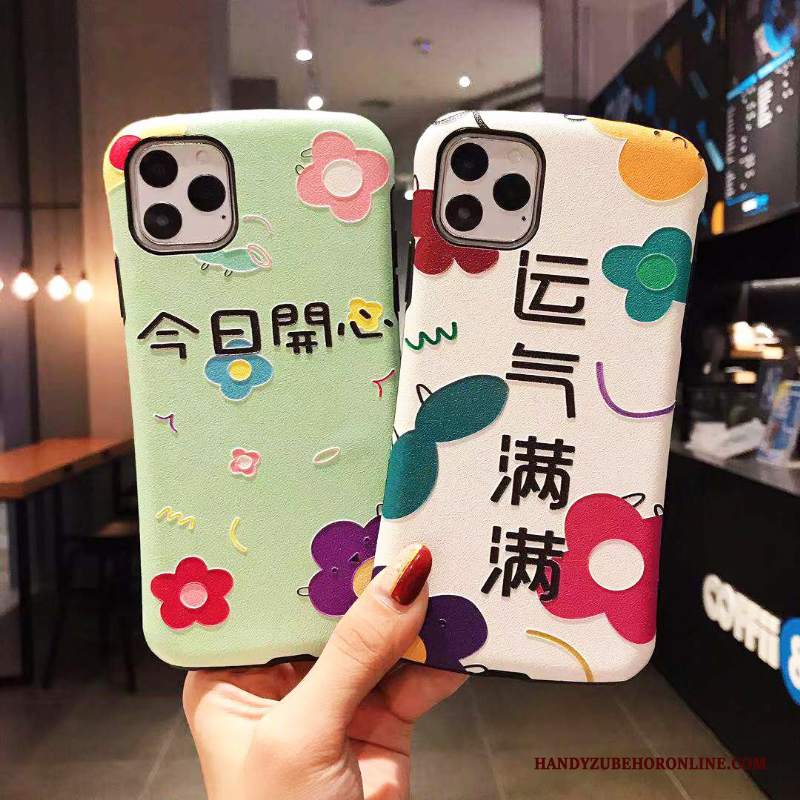 Custodia iPhone 11 Pro Max Seta Modello Nuovo, Cover iPhone 11 Pro Max Creativo Piccola Morbido