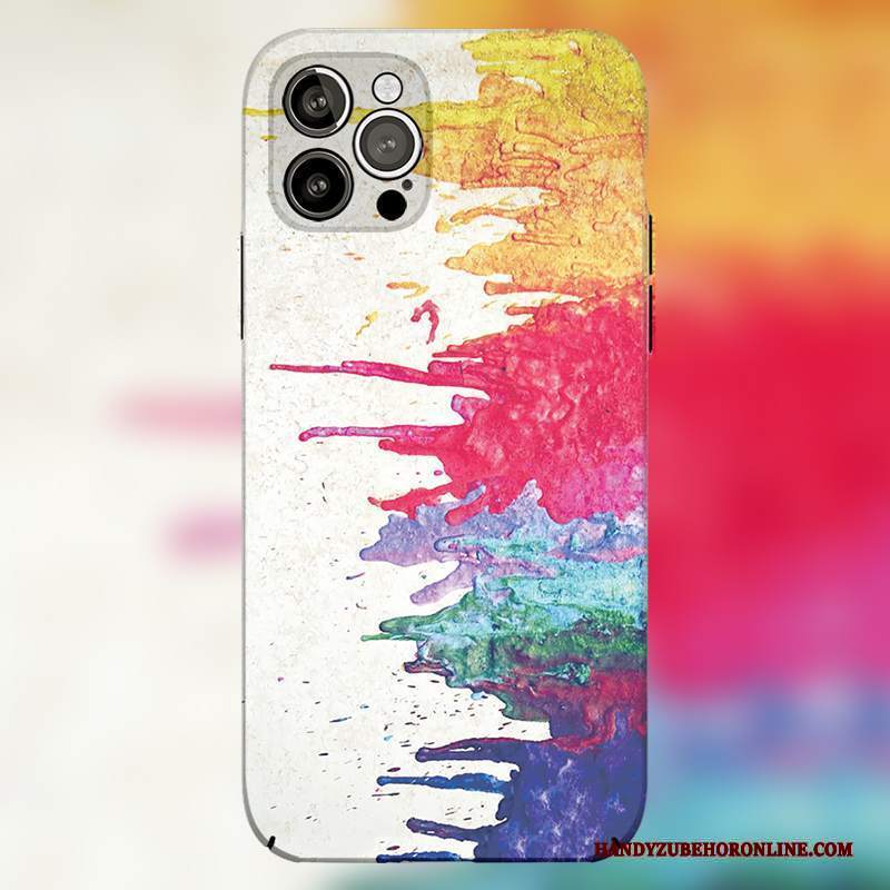Custodia iPhone 12 Pro Max Colore Difficile Macchiati, Cover iPhone 12 Pro Max Protezione Sottile Tutto Incluso