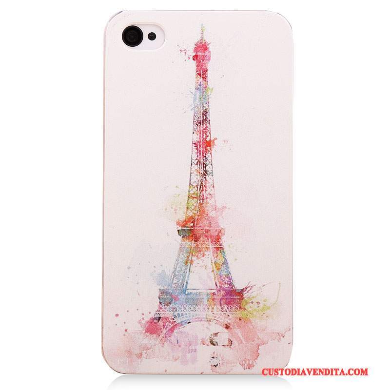 Custodia iPhone 4/4s Colore Bianco Coperchio Posteriore, Cover iPhone 4/4s Protezione Telefono Tendenza