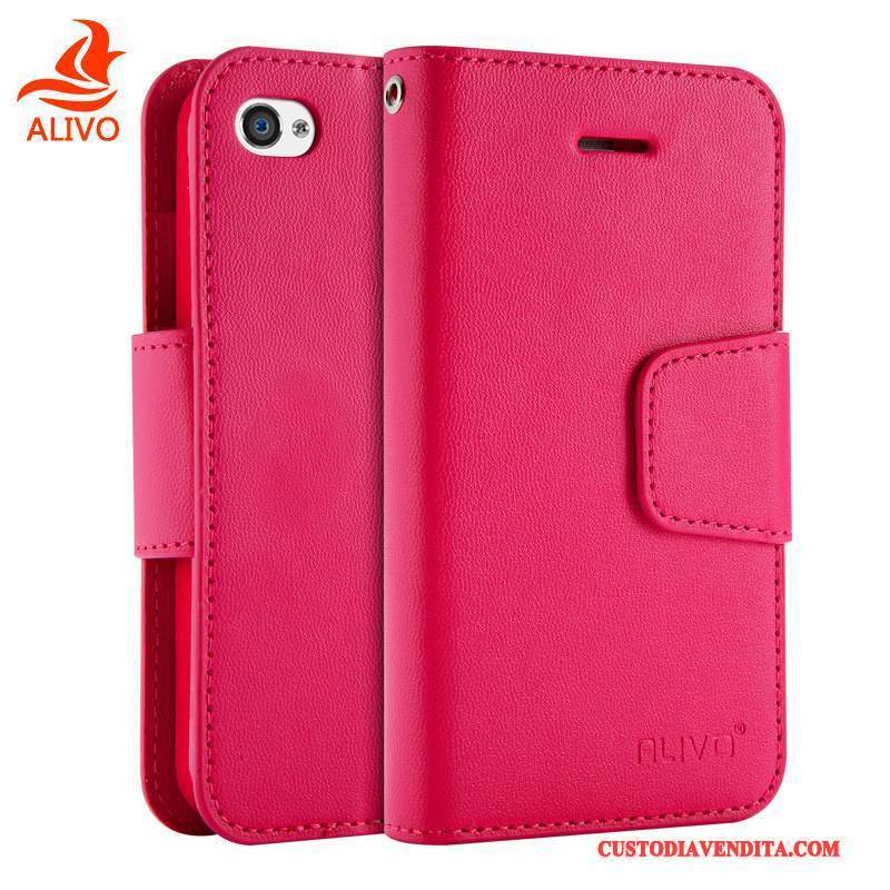 Custodia iPhone 4/4s Protezione Tutto Incluso Anti-caduta, Cover iPhone 4/4s Folio Tendenza Morbido